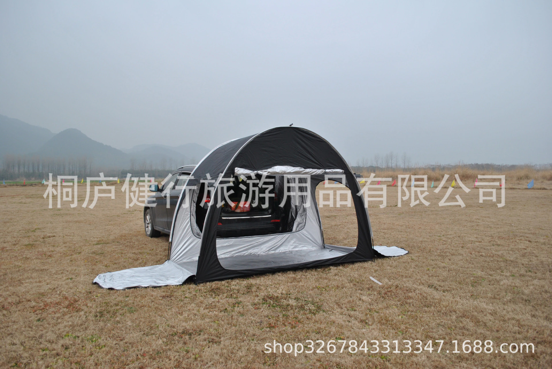 Cheap Goat Tents Outdoor Car Trunk Tent Sunshade Rainproof Tailgate Shade Awning Tent For SUV Car Self Driving Tour Barbecue Camping Tool   